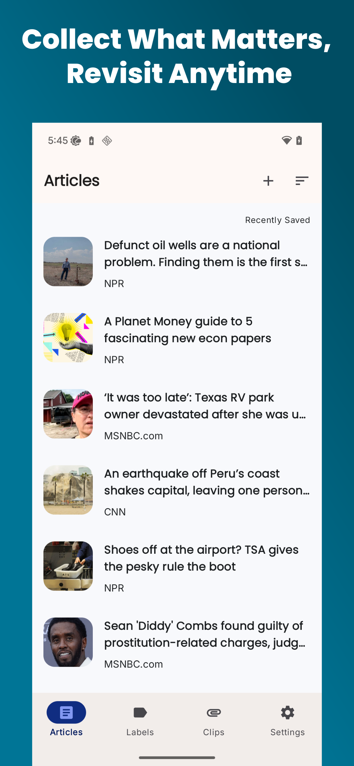 Texly app screenshot 1